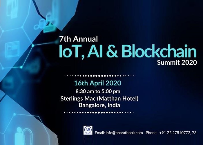 Annual IoT, AI & Blockchain Summit, Bengluru, India
